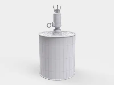 Bouncing Betty M16 Landmine 3D model