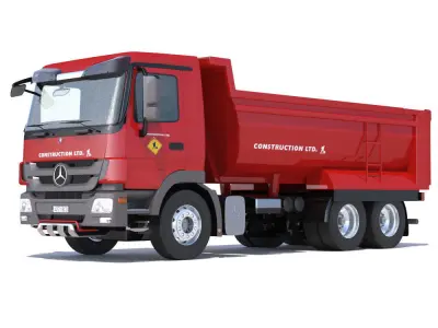 Mercedes Actros Dumper 3D model