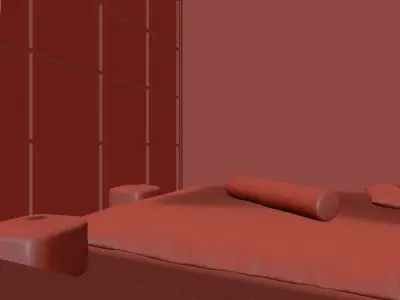 Industrial Bedroom 3D model