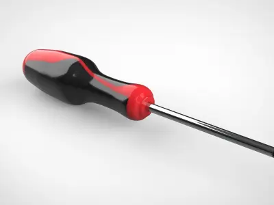 3d modeled screwdriver  3D model