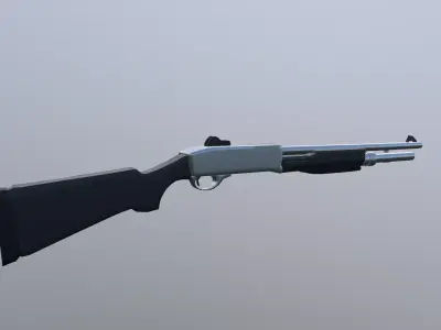 New Benelli M3 Shotgun Low-poly 3D model