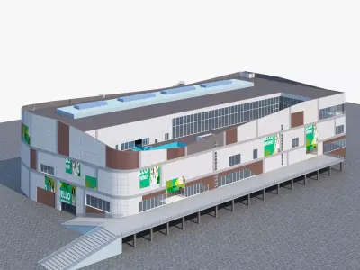 Shopping Mall 3D model purchase