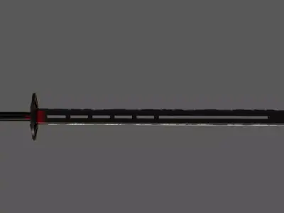 Sword samurai Low-poly 3D model purchase