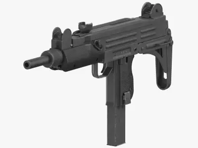 Submachine Gun UZI SMG 3D model