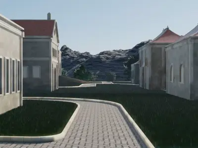 Village Overview 3D model
