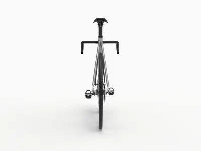 Mash geometry like fixed gear bike with SRAM Omnium and dropbar 3D model