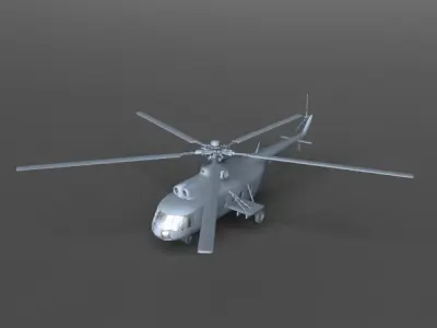 Mi 8 helicopter 3D model