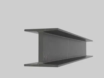 Metal Beam Free low-poly 3D model