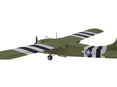 Northwestern XPG-1 Hadrian II Low-poly 3D model