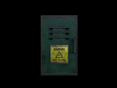 Fuse Box Low-poly 3D model