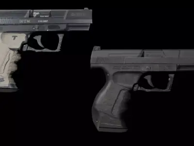 P99 Handgun Low-poly 3D model