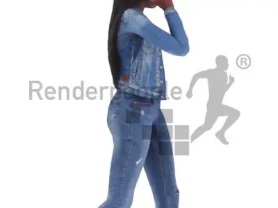 Amber Animated 002 Walking Calling