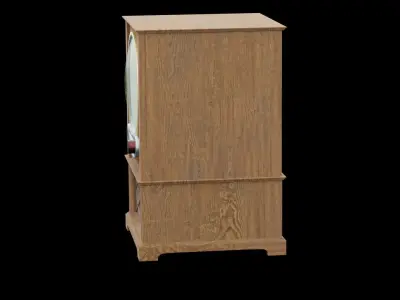 Old Vintage TV Low-poly 3D model