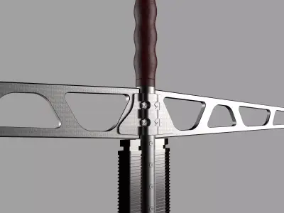 Long sword - refined 3D model