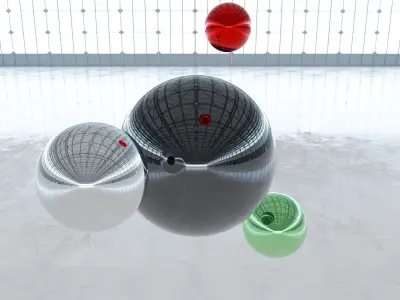 HDRI - Airplane Hangar Interior 4b - HDR - EXR - 8192x4096 Texture