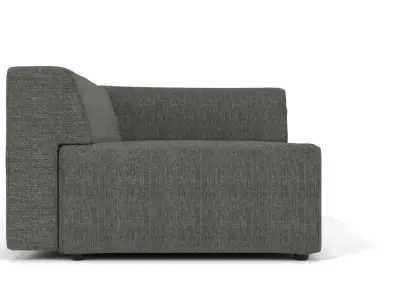 4 Industrial loft sofa sectional modules Free 3D model