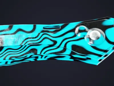 Combat Knife  Low-poly 3D model buy