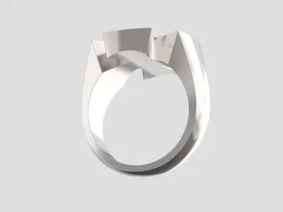 R 018 man ring 3D print model