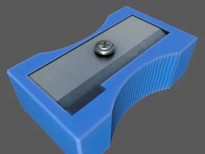 Pencil Sharpener Low-poly 3D model purchase
