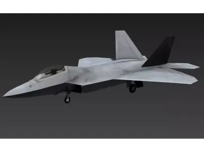 f-22 recon jet Free 3D model