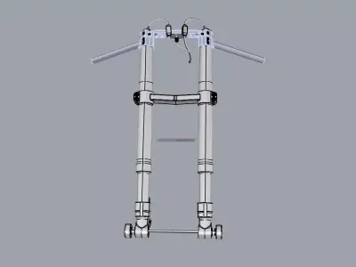 FORK FRONT SUSPENSION ELECTRONIC 3D model