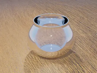 Bowl Fish Free 3D model