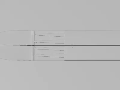 Lockpicks Set with Leather Case - Tool Kit Rigged  3D model