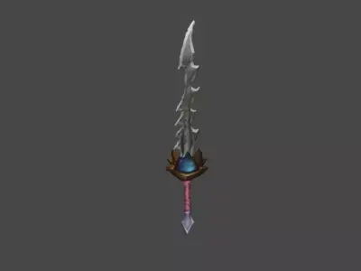 Zeloeman Sword A 40 Low-poly 3D model