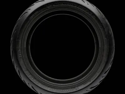 Michelin Road 6 Motorcycle Tires 3D model