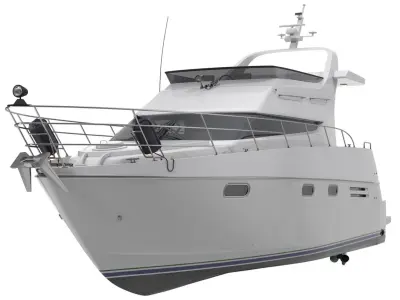  Motor Yacht 3D Model 