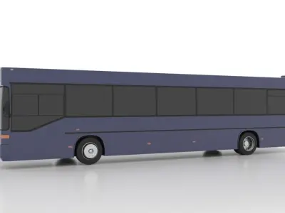 Mercedes-Benz O405ST Low Low-poly 3D model
