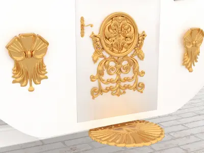 Royal Carriage 4K 3D model