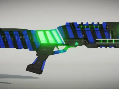 Sci fi Shotgun 3D model