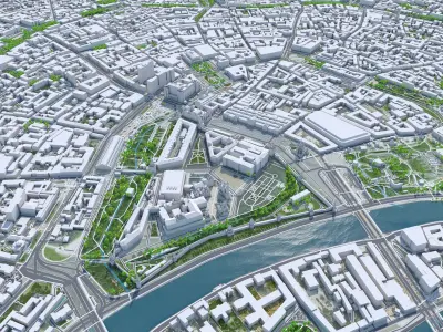 Moscow City Russia 3D model order