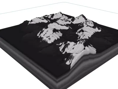 Snow Mounatin 3D model