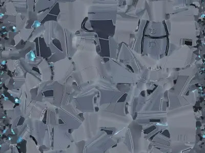 Futuristic Jet 3D model