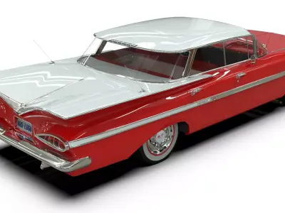 1959 Chevrolet Impala Sport Sedan HARDTOP 3D model