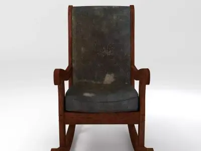 Old Rocking Chair 3D model