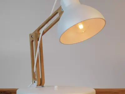 Modern Lamp Low-poly 3D model 7