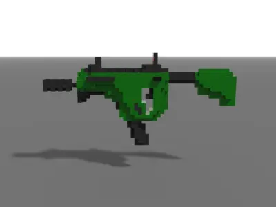 Vector voxel 3D model
