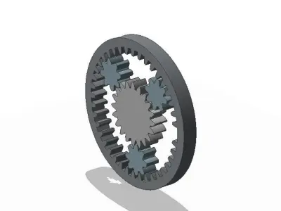 planetary  gears Free 3D model