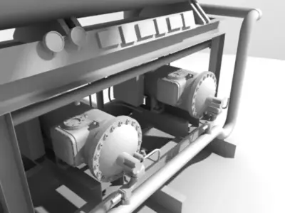 Compressors 3D model