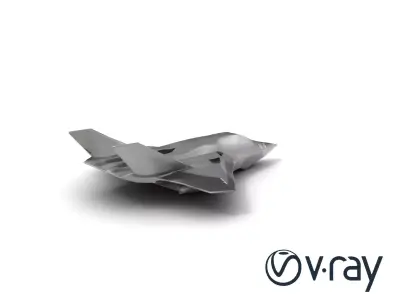 Stealth ShadowHawk 44 Aircraft model pack Low-poly 3D model
