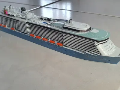 Quantum Of The Seas cruise ship 3D print model 3D print model
