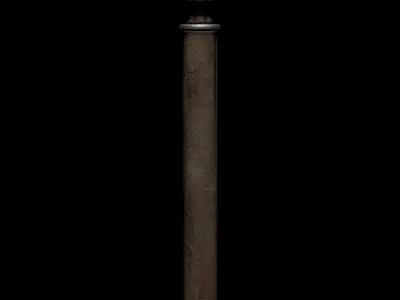 Realistic maces with textures - 5 different maces Low-poly 3D model