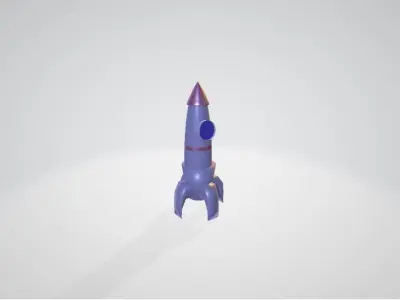 3d Rocket korean 3D model