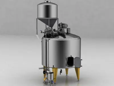Industrial Tank 3D model