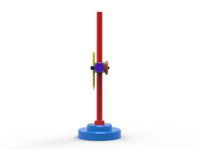 Labeling needle 3D model
