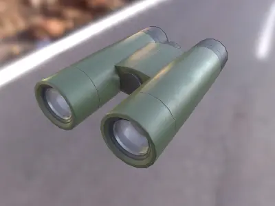 Binoculars Low-poly 3D model buy