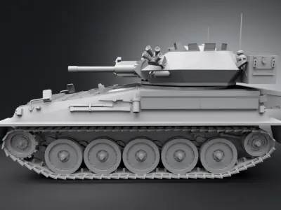 Fv101 Scorpion Scale model 3D print model